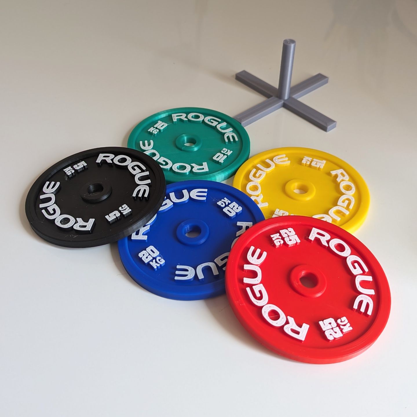 SET POSAVASOS ( 5 UNIDADES) POWERLIFTING ROGUE